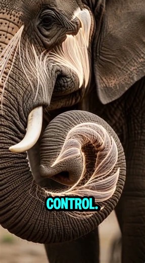The Elephant Trunk: Nature’s Ultimate Biological Machine - #shorts #Elephants #animalshorts