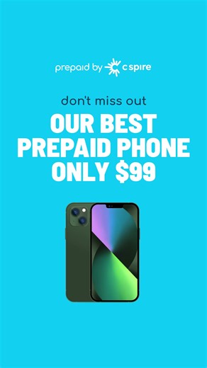 Our best prepaid phone deal is back. But not for long. Only with Prepaid by C Spire. | C Spire