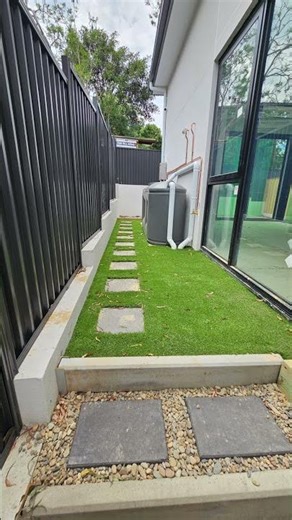 Max Design and Construction project completed. Concrete sleeper retaining wall #retainingwalls