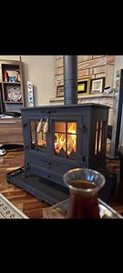 Wood Burning Stove: Double-door Cast Iron Fireplace - Etsy