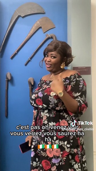 🌍✨ Découvrez les massues traditionnelles au Musée des Civilisations de Côte d'Ivoire ! ✨🌍 Plongez dans l'histoire fascinante de notre patrimoine à travers une collection exceptionnelle de massues utilisées par les anciennes civilisations ivoiriennes. Chaque pièce raconte une histoire unique et offre un aperçu inestimable de nos traditions et de notre culture. Notre pétillante médiatrice MPI sera la plus heureuse de vous faire découvrir le dessous de nos oeuvres, une seule formule à retenir : v