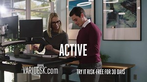 The ProDesk® 60 Electric standing desk makes it easy to create a more active workspace for a happier, healthier, and more productive workday. | Vari