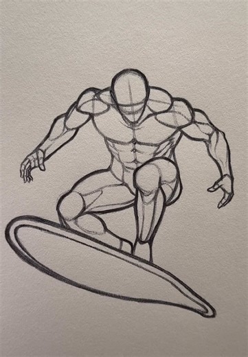 Mastering Silver Surfer Poses: A Drawing Guide