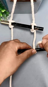 Simple and secure rope ladder tying instructions #DIY #necklace #diy | Craft 1 Minute