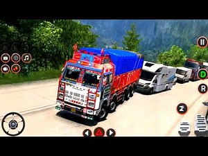 Indian Truck Lorry Driver Simulator - City Cargo Transport Truck Driving - Android GamePlay