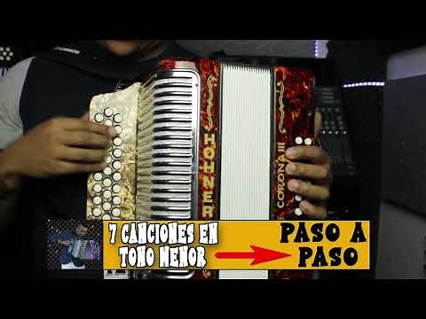 Tutorial De Acordeon Vallenato #4 (Mi Presidio Tono menor en ACORDEON) ✅Pasó a Paso!!