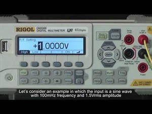 RIGOL DM3068 Multimeter - Use of the Math Function by Saelig