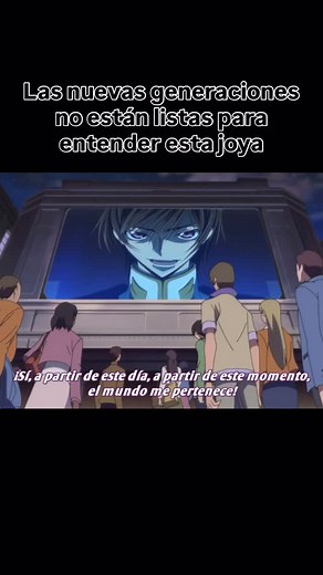 1.2K views · 6.4K reactions | Pocos entenderán la joya que es code Geass. #anime #codegeass #animerecommendations #animeedits | MugiwarasD | Facebook