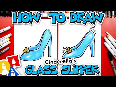 How To Draw Cinderella's Glass Slipper