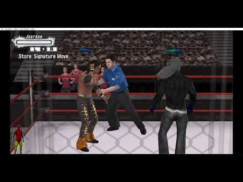 WWE Smackdown VS Raw 2009 PSP - 6 Man Steel Cage Battle Royal Match Hack