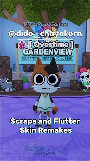 Scraps and Flutter Skin Remakes in Dandy’s World | Roblox #roblox #dandysworld #game