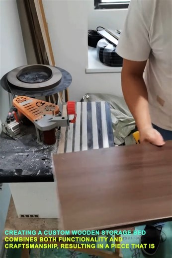 How to Build a Custom Wooden Storage Bed #CustomFurniture #Woodworking | Brahmastra