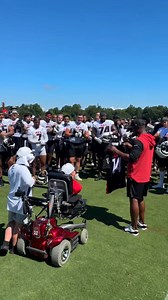 10K views · 175 reactions | With big dreams of becoming a football coach one day, Harrison was able to put his skills to the test at the Atlanta Falcons training camp. From meeting players to talking strategy with coaches and Arthur Blank, it was a day Harrison will always remember. He even broke down the huddle—bringing the team together like a true future coach! | Children's Healthcare of Atlanta | Facebook