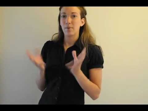 ASL Sign: I know a little