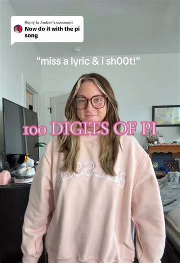 Replying to @Amber challenge accepted 🤝 #fyp #pisong #100digitsofpi | pi song