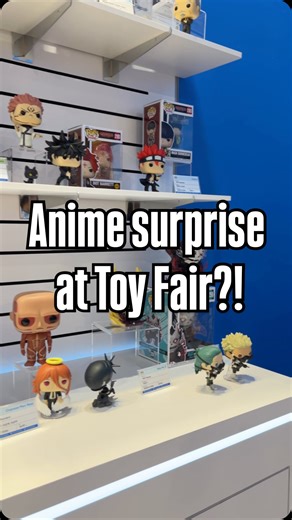 Misa on Instagram: "Reporting live from @toy_fair at @originalfunko ✨🫶🏻 Reporting upcoming Anime Funko pops coming in soon? 👀 #toyfair #funko #originalfunko #toyfair2026 #attackontitan #colossaltitan #misapops"