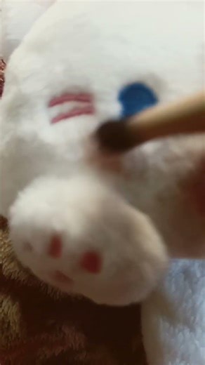 make up my doll cat :〕