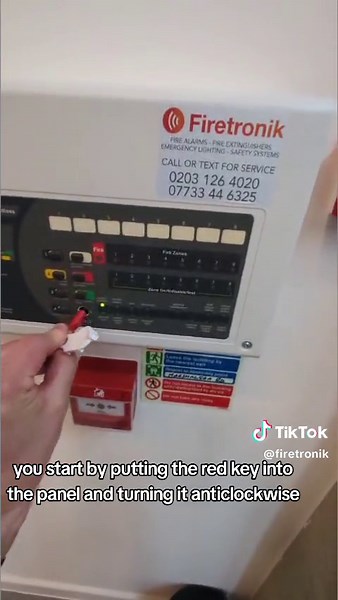 A quick demo on how to test your fire alarm system. You should be recording your tests every week!