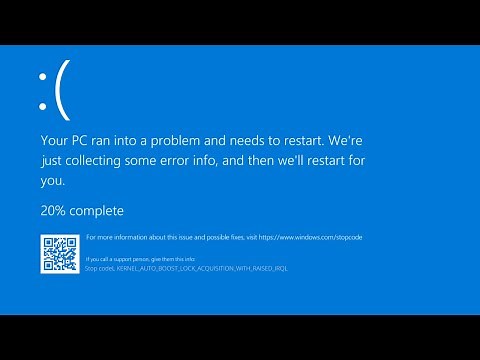 Fix KERNEL AUTO BOOST INVALID LOCK RELEASE BSOD on Windows 11/10 [Solution]