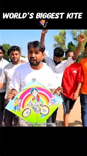 World's biggest kite 🪁#shortvideo #boss#luckygameplay
