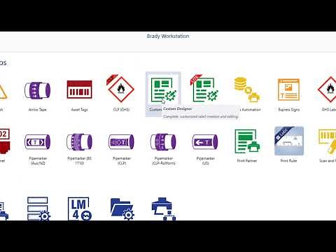 How to Create a Simple Label File in Custom Designer | Brady Workstation