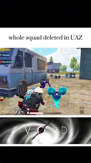 Squad deleted in UAZ #gamingvideo #pubgvideos #viralshorts