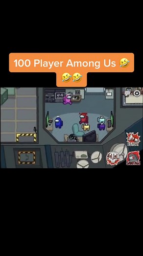 Hilarious 100 Player Among Us Gameplay
