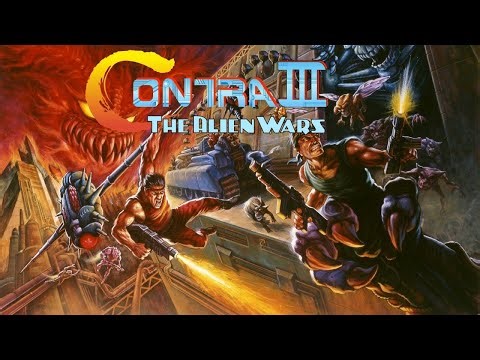 Contra III The Alien War SNES zerando no Hard