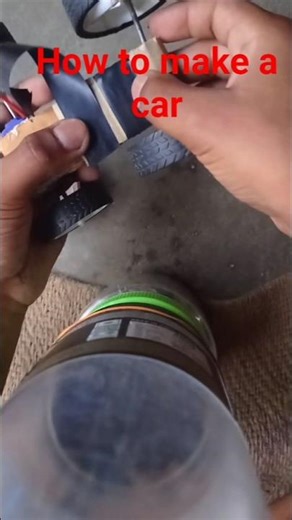 how to make a car without glue. part 1