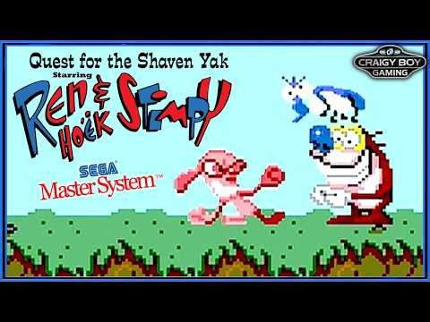 Quest for the Shaven Yak – Forgotten Ren & Stimpy Sega Master System Game