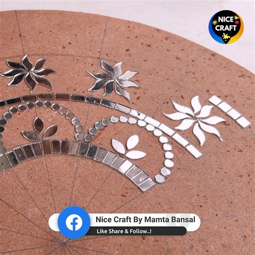 How to Make Viral Mosaic Art | Wall Putty, Ceramic Powder, Grout Powder | Step by Step Tutorial Part 10 | Nice Craft