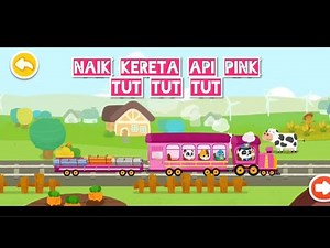 Naik Kereta Api Pink Bersama Kapten Kiki | Babybus Indonesia| Kereta Api | Lagu Anak