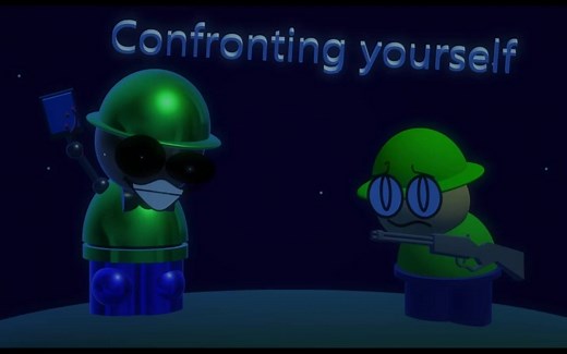 Confronting yourself (But its Bandu and animatronic Bandu)