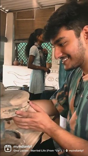 Taking a Pottery class in India😍