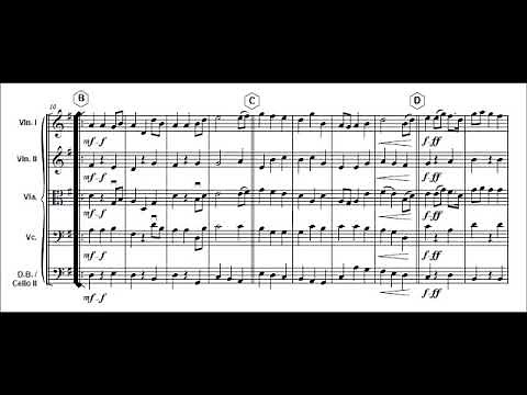 Jupiter from The Planets G. Holst for easy string orchestra