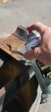 Using Rust Reformer on rusty Cast Iron #shorts #painting #spraypaint #rust #castiron #rusty