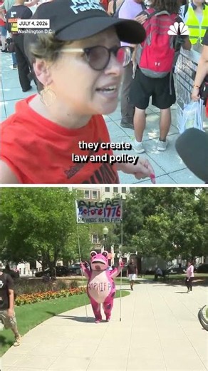 Woman SHUTS DOWN White Nationalists on July 4th 😳🇺🇸 #Shorts #Trump #Politics