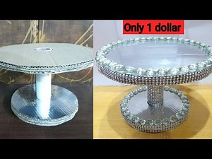 #41. CAKE STAND| HOW TO MAKE CAKE STAND| DIY Cake stand| REENA CRAFTY