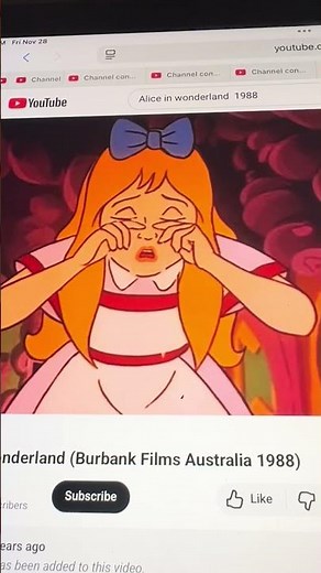 Alice In Wonderland Alice Crying