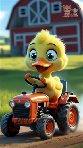 Duck Drives an Excavator?! 😱 Off to the Farm!