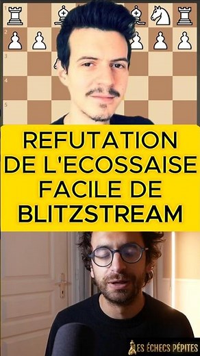 I REFUSE BLITZSTREAM's easy SCOTTISH OPENING #chess #chessopenings