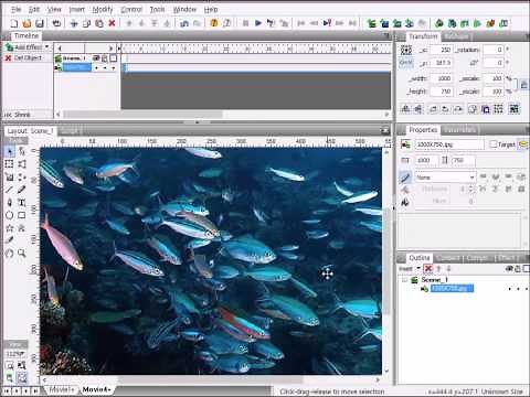 Swish Max 4. Program 기초 설정과 저장