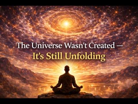 The Universe Wasn’t Created — It’s Still Unfolding