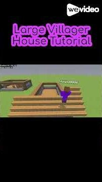 Large Plains Village House Tutorial #games #minecraft #gaming #minecraftshorts #minecraftbuilding