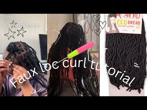 Faux loc with curls tutorial | two methods🤍