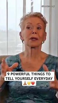 Louise hay: 9 powerful things to tell yourself every day #louisehay #lawofattraction