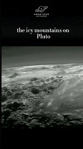 the icy mountains on Pluto footage captured by NASA #nasa #space #spacefacts #plutoreturn