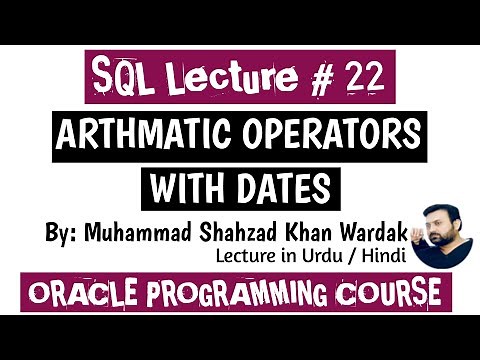 Using Arithmetic Operators with Dates | DateTime functions in SQL | Date Functions | Oracle Tutorial