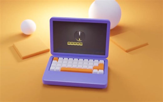 Blender建模和动画 ！ 制作风格化的动画——小巧可爱的笔记本电脑！