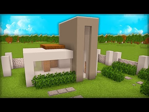 ✔ HOW TO MAKE A SMALL MODERN HOUSE in MINECRAFT! - Tutorial